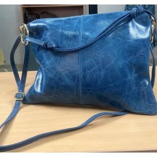 Bolso Azul Piel