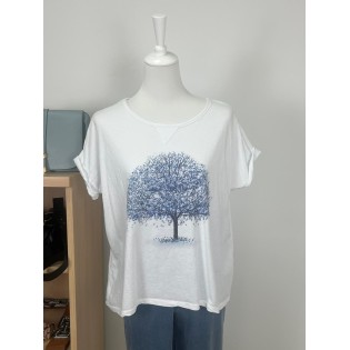 Camiseta Árbol Azul