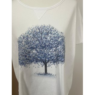 Camiseta Árbol Azul