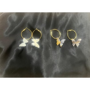 Pendientes Mariposas Acrílicos