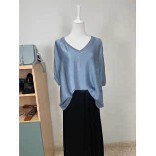 Blusa Satinada Oversize