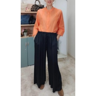 Blusa Naranja bordados