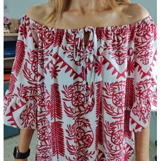 Vestido mangas Acampanadas